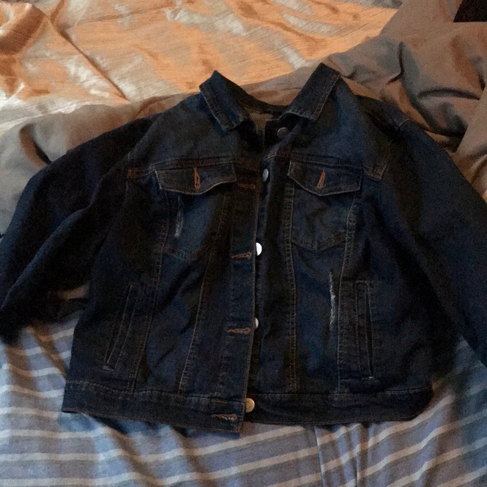 Paper tee denim jacket